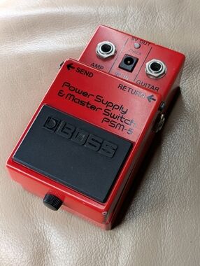 BOSS PSM-5 Power Supply & Master Switch Pedal Tested No Adapter